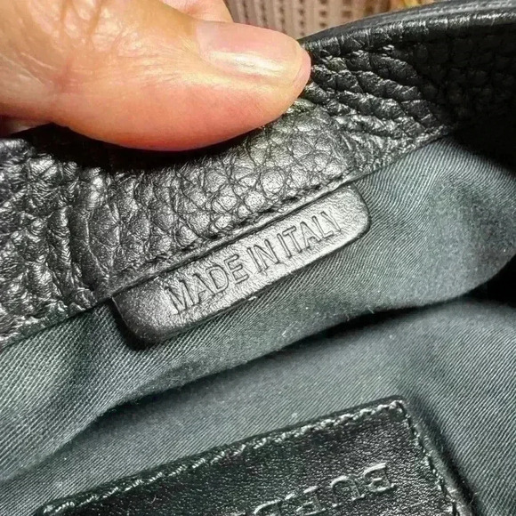 BURBERRY Haymarket Check MaydownCrossbody Bag Black - Picture 13 of 15